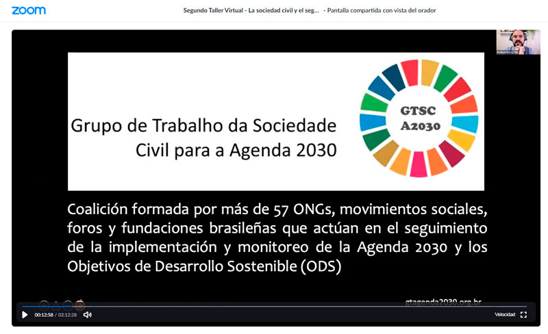 Se realizó el segundo taller sobre monitoreo e incidencia de ODS 11
