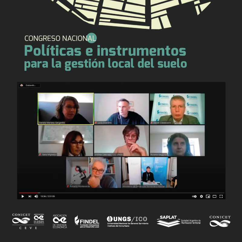  Finalizó el Congreso Políticas e instrumentos de gestión del suelo