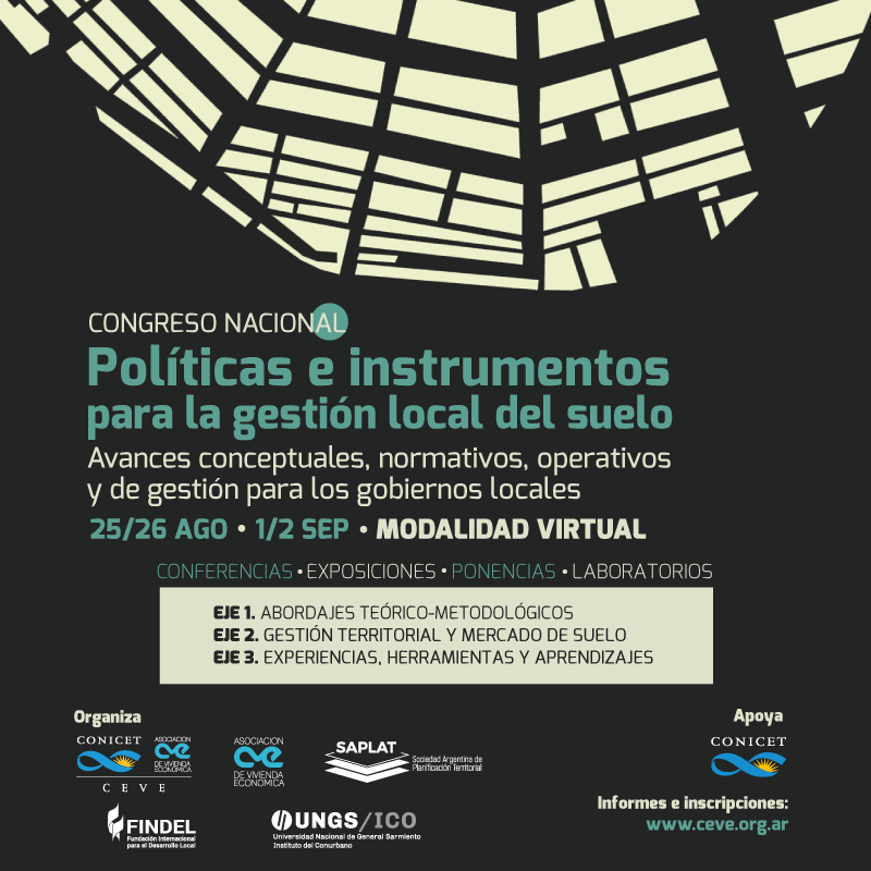   Congreso Nacional de Políticas e Instrumentos para la gestión local del suelo