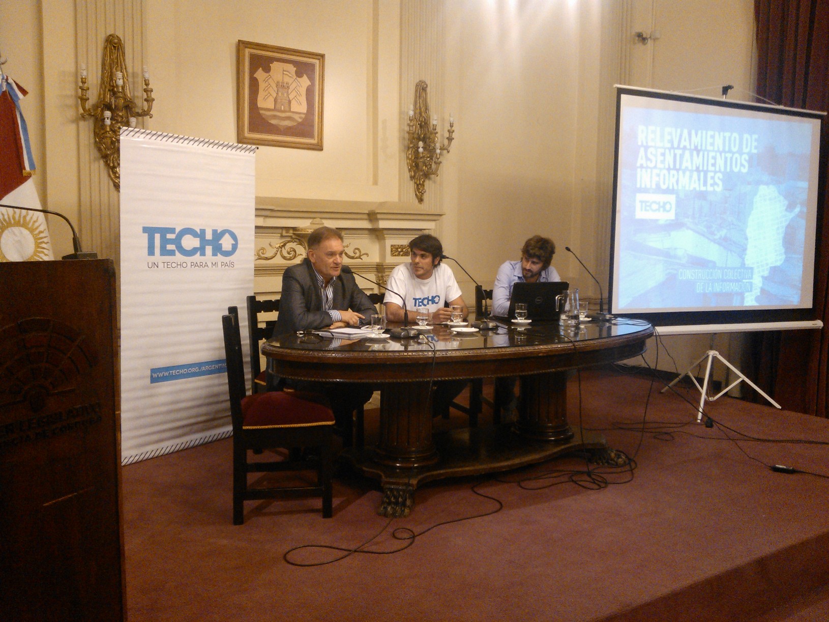  Habitar Argentina estuvo presente en la presentación de TECHO